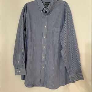 Croft & Barrow Blue Striped Men's 2XL Shirt
